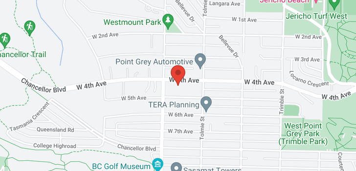 map of 4680 W 4TH AVENUE